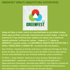 greenfest debate arquitetura sustentável